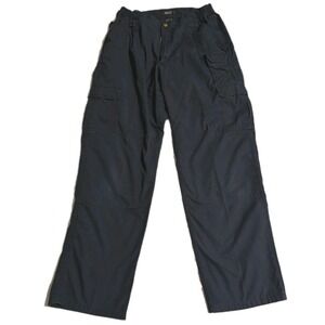 5.11 Tactical Cargo Pants Mens 36x32 Navy Blue Utility Stretch